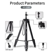 Jmary Tripod KP-2208 Professional Tripod With Mobile Holder_img_1