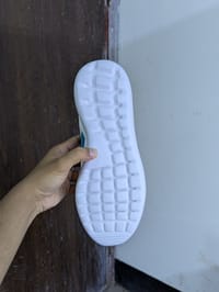 Finelook Men's white and Blue Mesh Sneakers_img_5