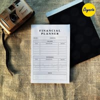 Oxynote "Financial Planner" Notepad - 8.2 inch x 5.6 inch - 31 Sheets_img_2