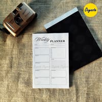 Oxynote "Weekly Planner" Notepad - 8.2 inch x 5.6 inch - 31 Sheets_img_2