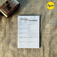 Oxynote "Weekly Planner" Notepad - 8.2 inch x 5.6 inch - 31 Sheets_img_3