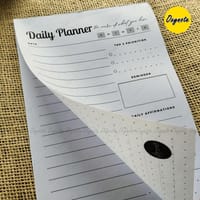Oxynote "Daily Planner" Notepad - 8.2 inch x 5.6 inch - 31 Sheets_img_1