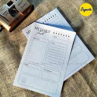 Oxynote "My Daily Task" Notepad - 8.2 inch x 5.6 inch - 31 Sheets_img_2