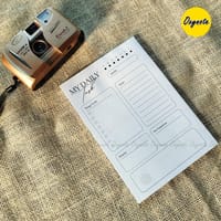 Oxynote "My Daily Task" Notepad - 8.2 inch x 5.6 inch - 31 Sheets_img_3