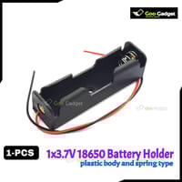 1S 18650 Battery Holder Case | 1 Slot 3.7V Lithium-Ion Battery Box with 6-Inch Wire Leads for DIY Projects_img_1