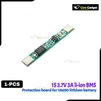 1S 3.7V 3A Li-ion Battery Protection Module BMS PCM Board for 18650 Lithium Battery S0321_img_0