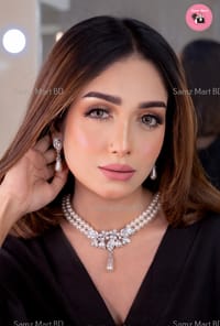 Luxury Pearl Necklace & Earring set_img_0