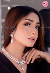 Luxury Pearl Necklace & Earring set_img_1