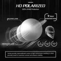 139 B Polaroid Sunglass Men Square Frame_img_1