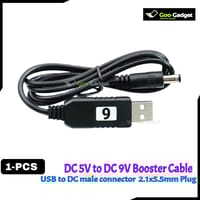 5V to 9V DC Booster Cable for Mini UPS | DC Step-Up Converter with 2.1x5.5mm Plug_img_0