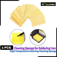 Soldering Iron Cleaning Sponge - High Temperature, Yellow Color S0212_img_0