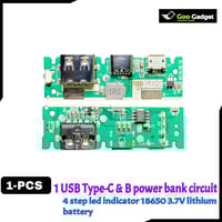 1 USB Power Bank Circuit 2.4A Type-C +B USB Mobile Power Bank 18650 Charging Module_img_0