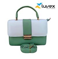 Premium China Leather Bag Green_img_1