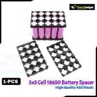 3x5 Cell 18650 Battery Spacer Holder Bracket Radiating Shell Plastic_img_1