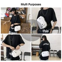 💥LouisWill Men Bag Shoulder Bag Crossbody Bag Men's Splash Proof Bag PU Large_img_6