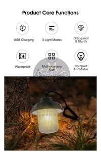 💥Auoyo Camping Lights Multifunctional USB Rechargeable Camping Lanterns Waterproof Hanging Lamp_img_10
