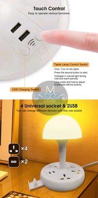 💥Doomhot Row socket Lamp Multifunctional European Standard Perforated Night Light_img_5