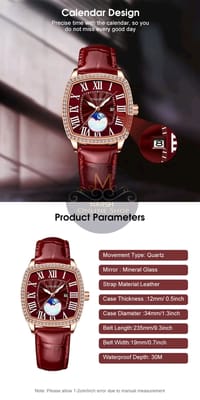 💥LouisWill Ladies Watch Fashion Quartz Watch Diamond Watches_img_9