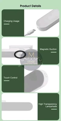 💥Auoyo Magnetic Study Lamp Dual Mode Switch Magnetic Absorption Three Color Reading Desk Lamp_img_8