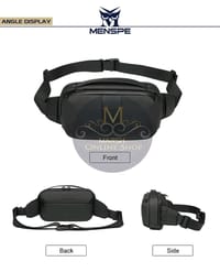 💥MENSPE Men Chest Bags Waist Pack Cross Body Bags_img_5