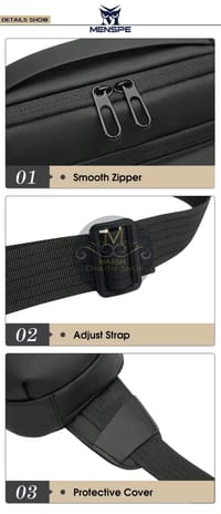 💥MENSPE Men Chest Bags Waist Pack Cross Body Bags_img_8
