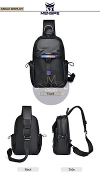 💥MENSPE Fashion Men Crossbody Bags Chest Bags for Men Sling Bag Fashion Pouch Bag_img_10