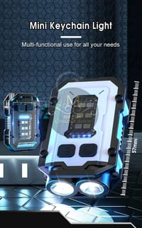 💥Outtobe Mini Keychain Light Portable Pocket Flashlight Aluminum Key Chain Lamp_img_8