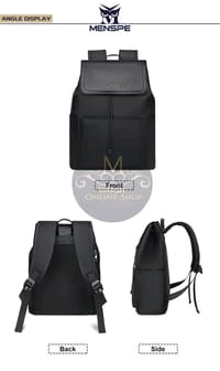 MENSPE Men Laptop Backpack Large Capacity Business Bag College Backpack Waterproof Travel Backpack_img_6