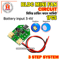 Type C USB Charging Small BLDC Fan Circuit Board 9V Boost Three Speed Stepless Speed Regulation Charging Handheld Fan Control Board_img_0