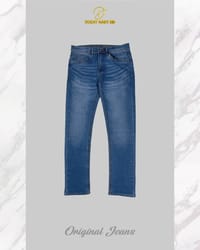 Jeans Pant - 1 Pcs Light Blue Wash Denim Pant - 253066_img_0