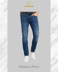 Jeans Pant - 1 Pcs Light Blue Wash Denim Pant - 253066_img_1