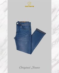 Jeans Pant - 1 Pcs Light Blue Wash Denim Pant - 253066_img_2
