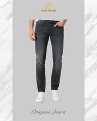 Jeans Pant - 1 Pcs Dark Ash Wash Denim  Pant- 253065_img_1