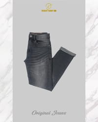 Jeans Pant - 1 Pcs Dark Ash Wash Denim  Pant- 253065_img_2