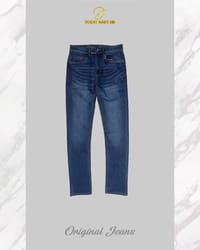 Jeans Pant - 1 Pcs Dark Blue Wash Denim Pant - 253064_img_0
