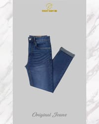 Jeans Pant - 1 Pcs Dark Blue Wash Denim Pant - 253064_img_2