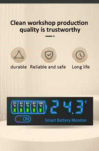 DC 7–55V Smart Battery Level Indicator (JX-4615N-A2) – LCD Voltage & Capacity Meter_img_4