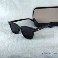 246 V Shell Dark Black Sunglass_img_3
