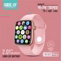 Geeoo W30 Pro Bluetooth Calling Smart watch – Pink_img_0