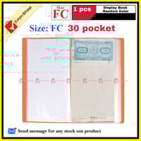 Display Book FC Legal Size 30 or 40 pocket Plastic File Folder Display Presentation Book Random color- 1pcs_img_0