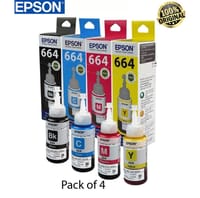 Epson 664 Ecotank Ink 70ML, Epson 664, (Full Set) For Epson L130/L380 Printer_img_0