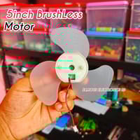 5inch BLDC Brushless Fan Motor 9V/12V Fan Core 3 Blades High Air Flow_img_3