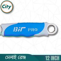 ১ পিস ১২ ইঞ্ছি সেলাই রেঞ্চ হেভি সামঞ্জস্যযোগ্য ক্রোম সফট রাবার গ্রিপ হ্যান্ডেল ৩ ইন ১ স্প্যানারের সাথে বক্স এন্ড হেক্স ফাংশন_img_5