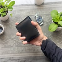 Genuine Leather Wallet for Men - Black_img_2