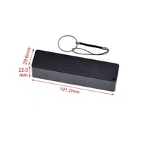 1 Slot USB Power Bank Case 18650 Battery Charger Case DIY Box with Key Chain_img_3