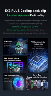 Plextone EX2 Plus 10w Mobile Phone Cooler Fan_img_20