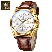 Fashionable Glass Quartz Analog Men's Watch_img_3