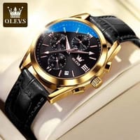 Fashionable Glass Quartz Analog Men's Watch_img_4