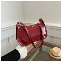 Glossy shoulder bag_img_0