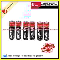 Sunlite Pencil  Battery Heavy Duty AA 1.5V  6 pcs_img_1